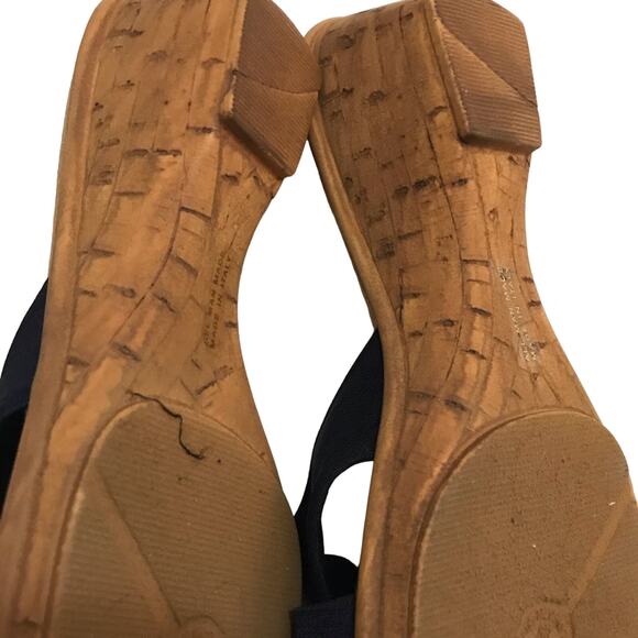 Italian shoemaker Sandals Navy Blue 11 - Picture 6 of 7